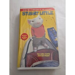 VTG Stuart Little VHS 1999 Movie Columbia Tristar Entertainment Clamshell Case